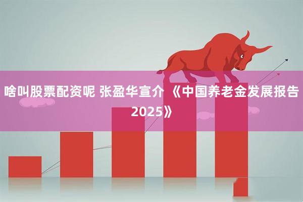 啥叫股票配资呢 张盈华宣介 《中国养老金发展报告2025》