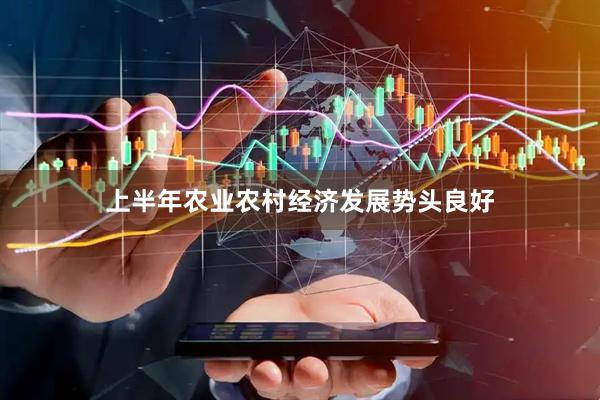 上半年农业农村经济发展势头良好